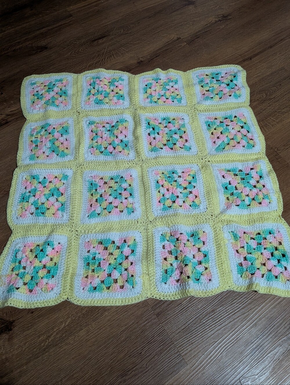 Handmade Vintage Crochet Baby Blanket